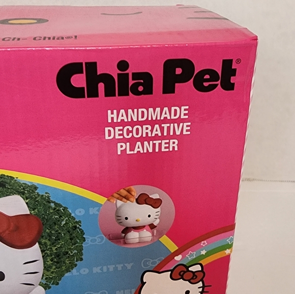 HELLO KITTY 😺 Chia Pet handmade decorative planter BNIB - Picture 7 of 7